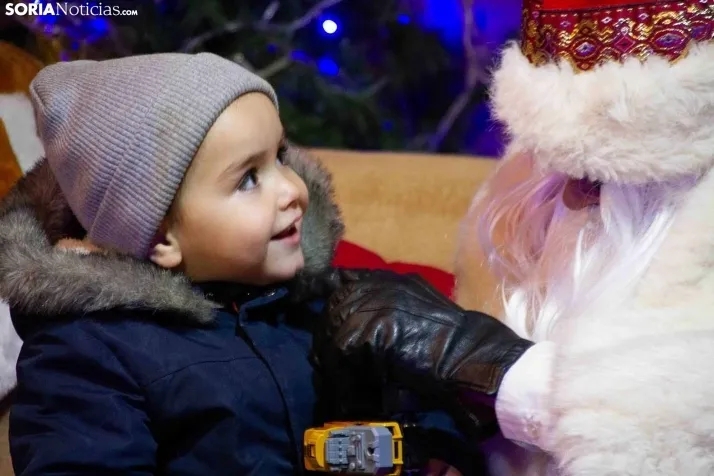 Llega Papa Noel a Soria. /EAR.