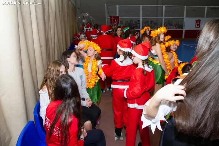 Exhibición Navidad CD Patín. Evelyn Amaguaya.