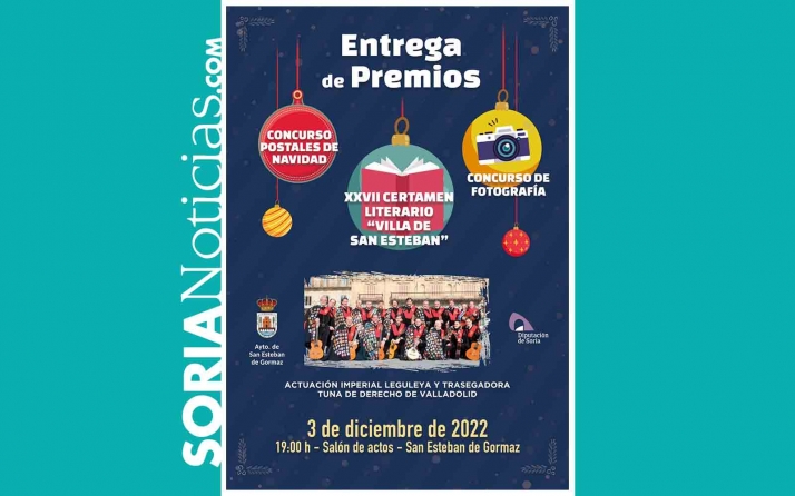 Este sábado, entrega de los premios literarios de San Esteban