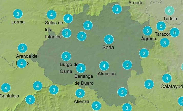 El tiempo en Soria: Notable bajada de las  temperaturas
