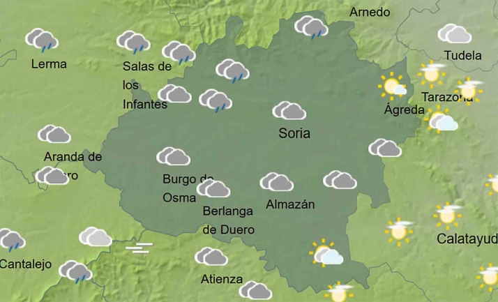 El tiempo en Soria: Vuelven las lluvias