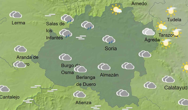 El tiempo en Soria: Se mantiene la nubosidad