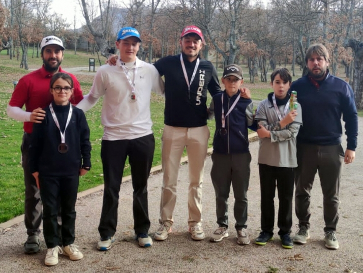 El Torneo Navideño de Golf Soria reúne a 28 jugadores de la escuela