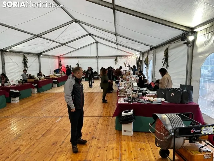 Fotos: arranca la Feria de Acebo en Oncala con mucha expectaci&oacute;n