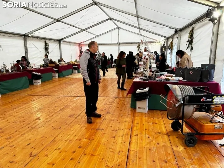 Fotos: arranca la Feria de Acebo en Oncala con mucha expectaci&oacute;n