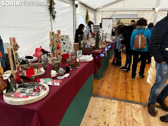 Fotos: arranca la Feria de Acebo en Oncala con mucha expectaci&oacute;n