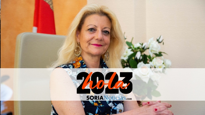 Oferta de vivienda y una actividad económica plena: los deseos de la alcaldesa de Almarza para 2023