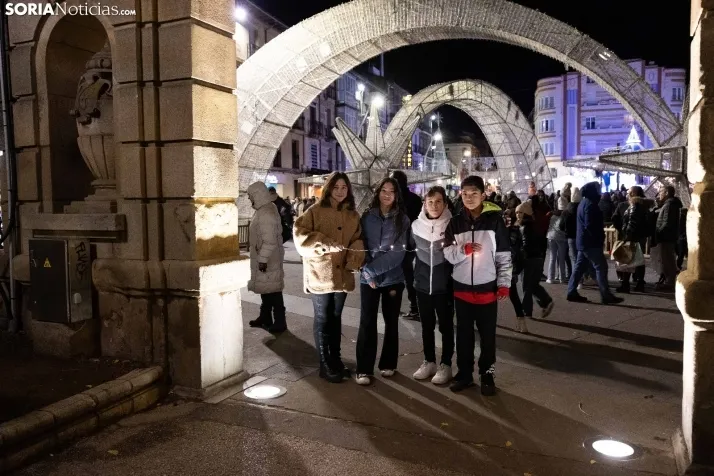 En im&aacute;genes: el encendido navide&ntilde;o deja fr&iacute;o a Soria&nbsp;