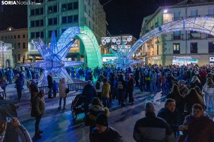 En im&aacute;genes: el encendido navide&ntilde;o deja fr&iacute;o a Soria&nbsp;