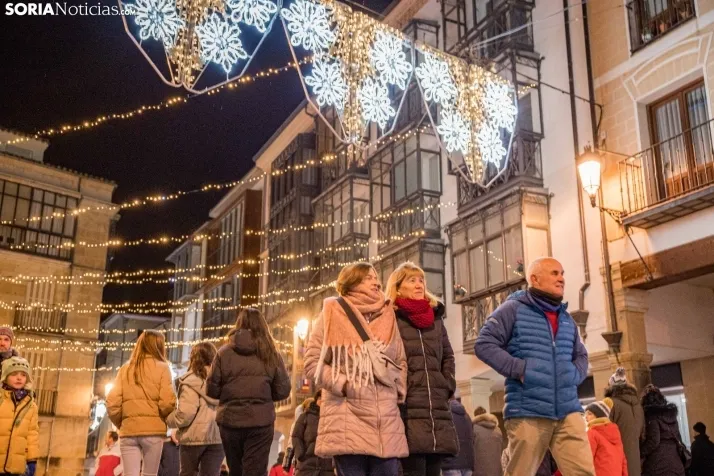 En im&aacute;genes: el encendido navide&ntilde;o deja fr&iacute;o a Soria&nbsp;