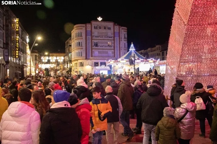 En im&aacute;genes: el encendido navide&ntilde;o deja fr&iacute;o a Soria&nbsp;