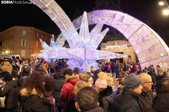 En im&aacute;genes: el encendido navide&ntilde;o deja fr&iacute;o a Soria&nbsp;