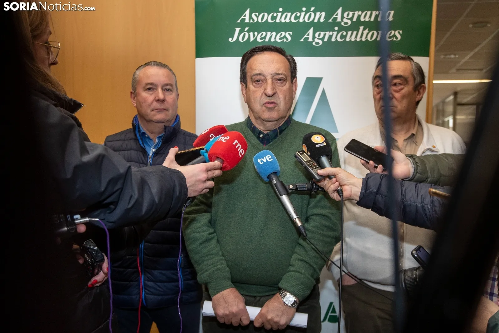 Pedro Barato en la rueda de prensa previa al acto de celebración/ Julián García.