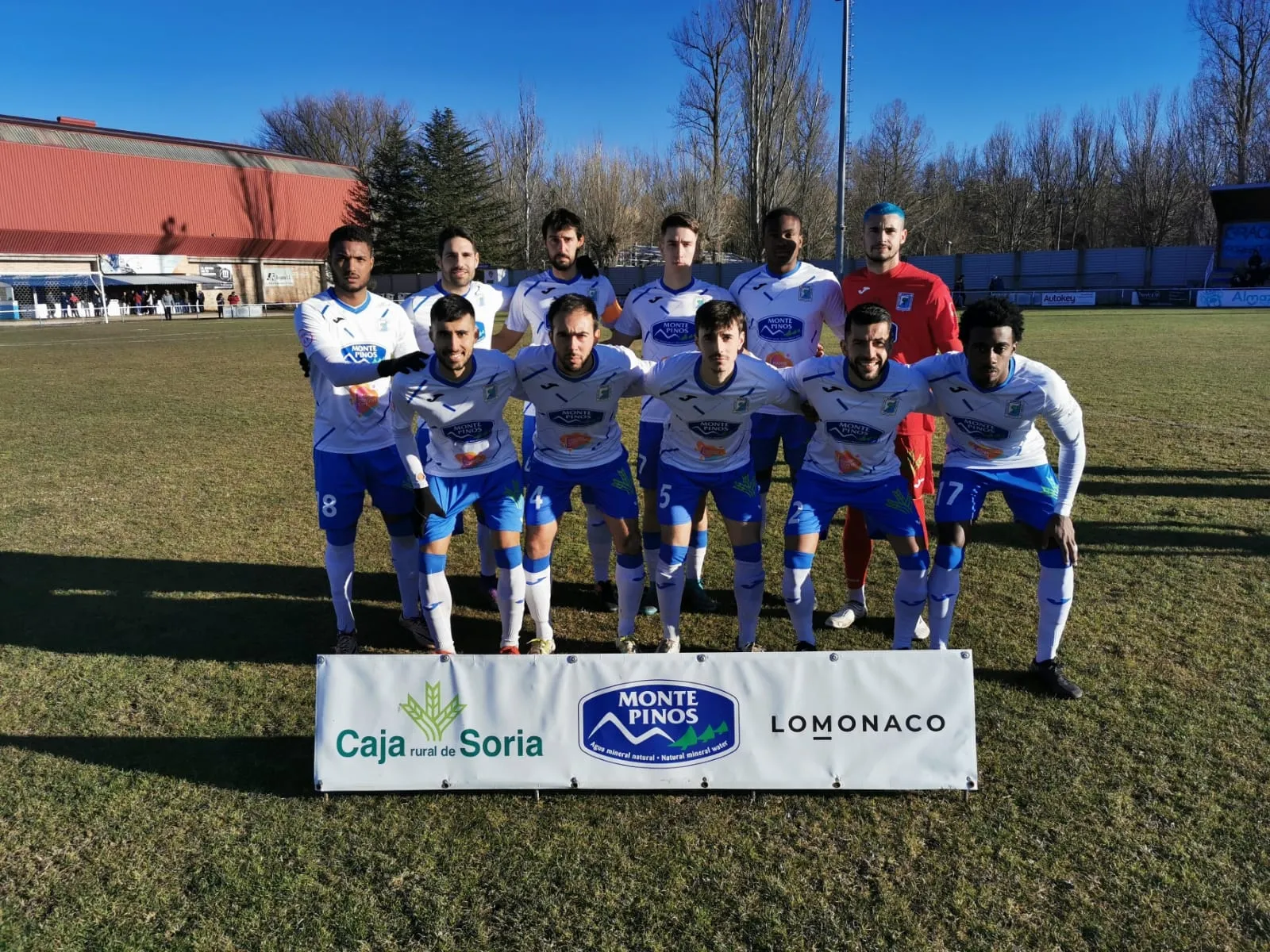 Once inicial de la SD Almazán ante el Salamanca UDS/ Mario Cubero.