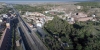 Una imagen aérea de Arcos de Jalón, una de las localidades benficiarias. /AAJ
