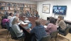 Imagen de la reunión de los responsables del proyecto hoy, en Cesefor. 