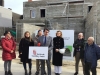 Visita oficial a las viviendas en construcción en Viana de Cega, Valladolid. /Jta