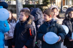 Día de la Paz por alumnos de tercero de primaria.