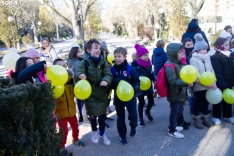 Día de la Paz por alumnos de tercero de primaria.