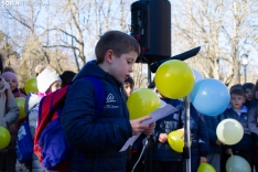 Día de la Paz por alumnos de tercero de primaria.