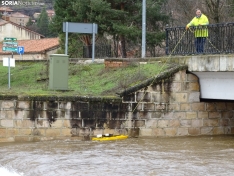 Imagen del Revinuesa a su paso por el municipio visontino. /SN
