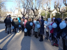 Una imagen de los escolares hoy en la Dehesa. /SN