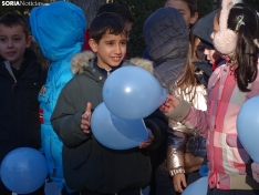 Una imagen de los escolares hoy en la Dehesa. /SN