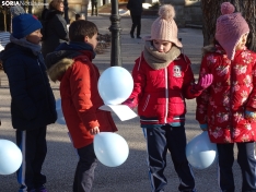 Una imagen de los escolares hoy en la Dehesa. /SN