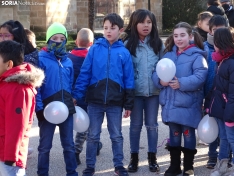 Una imagen de los escolares hoy en la Dehesa. /SN