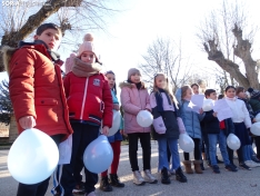 Una imagen de los escolares hoy en la Dehesa. /SN