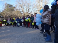 Una imagen de los escolares hoy en la Dehesa. /SN