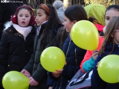 Una imagen de los escolares hoy en la Dehesa. /SN