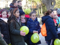 Una imagen de los escolares hoy en la Dehesa. /SN