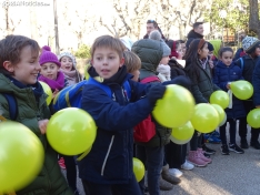 Una imagen de los escolares hoy en la Dehesa. /SN