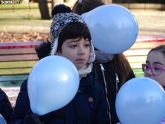 Una imagen de los escolares hoy en la Dehesa. /SN