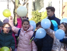 Una imagen de los escolares hoy en la Dehesa. /SN