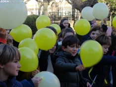 Una imagen de los escolares hoy en la Dehesa. /SN