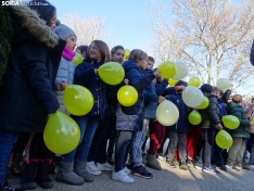 Una imagen de los escolares hoy en la Dehesa. /SN