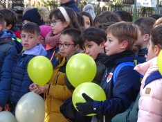 Una imagen de los escolares hoy en la Dehesa. /SN