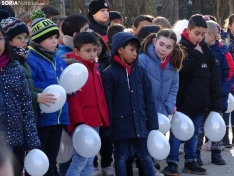 Una imagen de los escolares hoy en la Dehesa. /SN