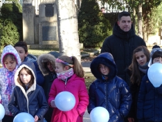 Una imagen de los escolares hoy en la Dehesa. /SN