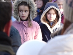 Una imagen de los escolares hoy en la Dehesa. /SN