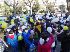 Una imagen de los escolares hoy en la Dehesa. /SN