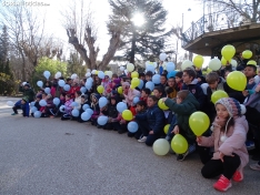 Una imagen de los escolares hoy en la Dehesa. /SN