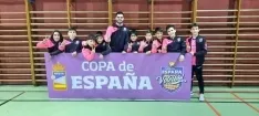Foto 3 - Las cadetes del Sporting Santo Domingo se proclaman campeonas de la Copa de Espa&ntilde;a