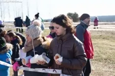 GALERÍA | El sol ayuda al frío en Los Llamosos