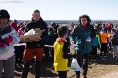 GALERÍA | El sol ayuda al frío en Los Llamosos