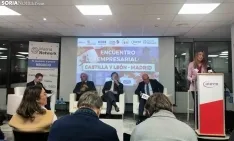 Una imagen del encuentro hoy en Madrid. /SN