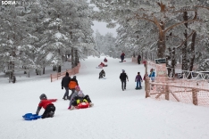 Galería: Una mañana de nieve en Santa Inés
