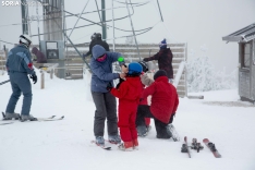 Galería: Una mañana de nieve en Santa Inés